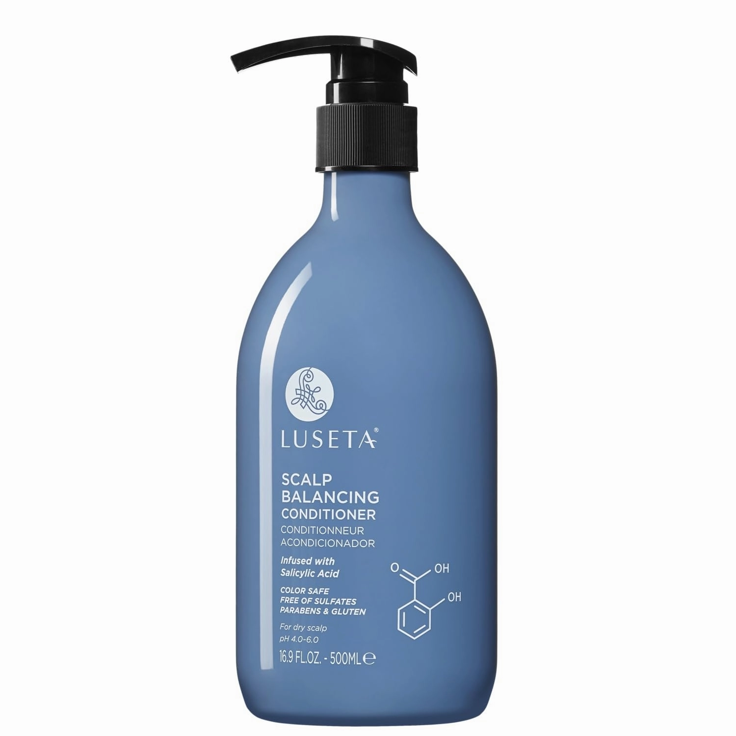 Luseta Scalp-Balancing Conditioner Set for Women, Reducing Build-up with Salicylic Acid, Anti-Dandruff Conditioner for Men, Clarifying Refreshing, pH-Balanced, 16.9 Fl Oz