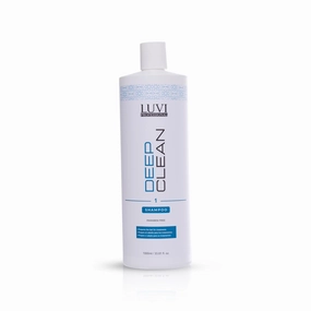 LUVI COSMETICS Deep Clean Shampoo, Cuticle Opening, Residue Removal, (33.8 fl oz | 1000 ml) - Hair Care for All Hair Types, Deep Cleaning, Readies Hair for Treatments