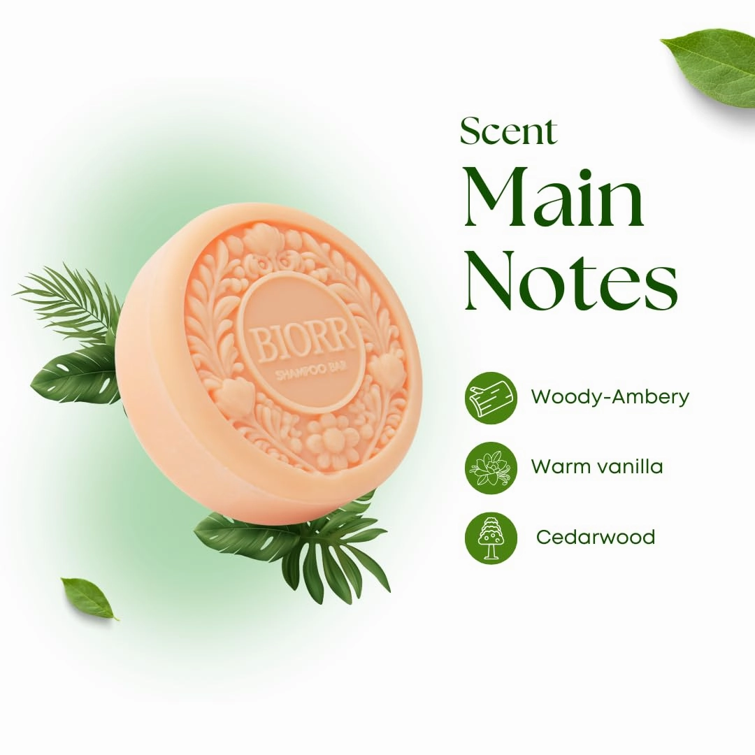 Luxe Collection Deep Moisturizing & Color Protection Shampoo Bar – Sulfate-Free, Natural Shampoo Bar for Colored Hair – Enriched with Pomegranate Extract, Argan Oil & Murumuru Butter
