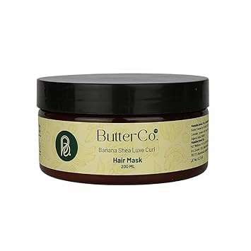Luxe Curl Hair Mask For Curly Hair | Get Bouncy Curls With 2X Damage Protection Enriched With Shea Butter, Jojoba Oil & Tea Tree Oil | Sulphate, Silicone, Paraben Free - 200 ml