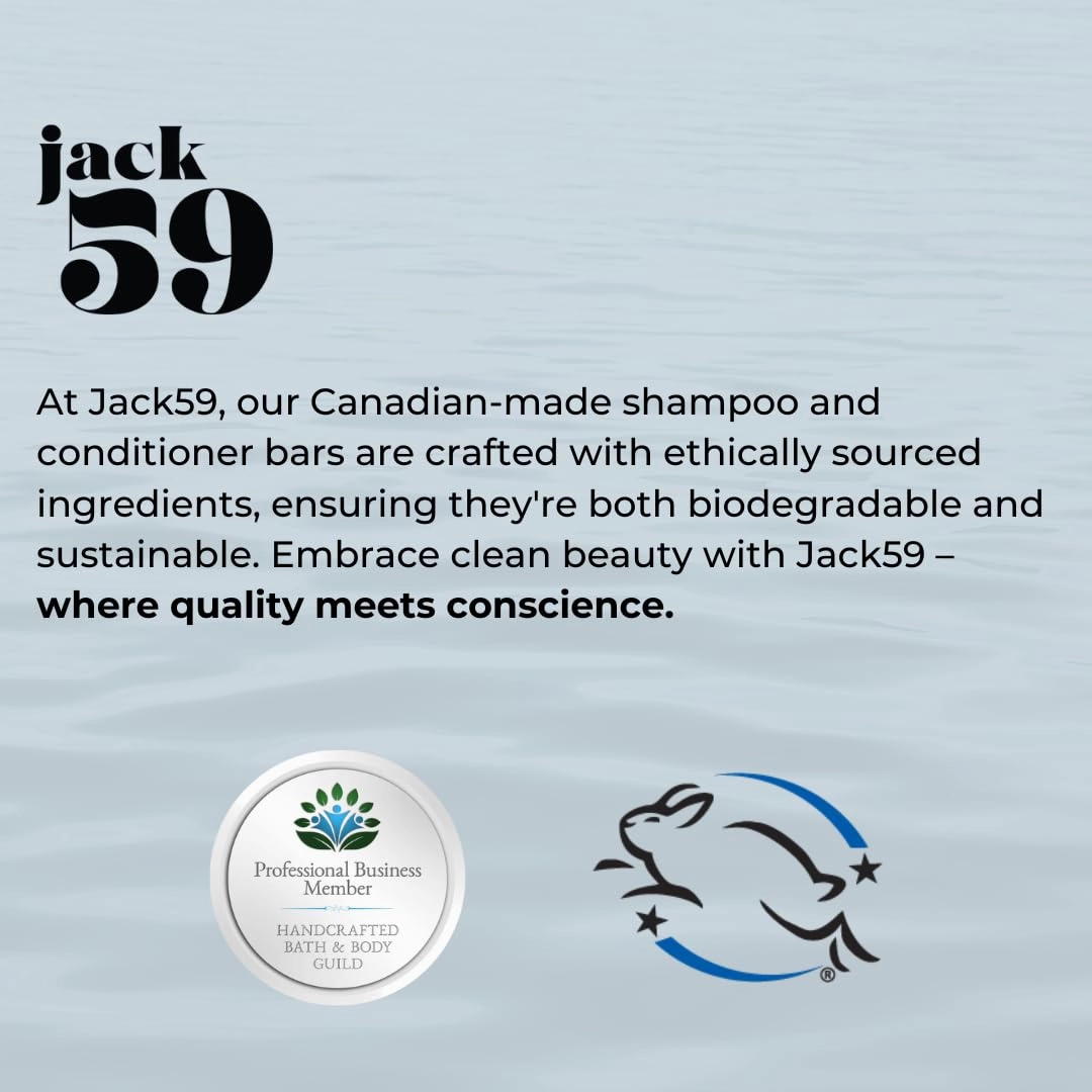 Luxury Shampoo Bar for Short Hair – Jacked 3-in1 Shampoo | Body and Shave Bar | Vegan | pH Balanced | Cruelty Free | Sulphate-Free |No Parabens | Colour Safe | 80  Washes | 3 oz