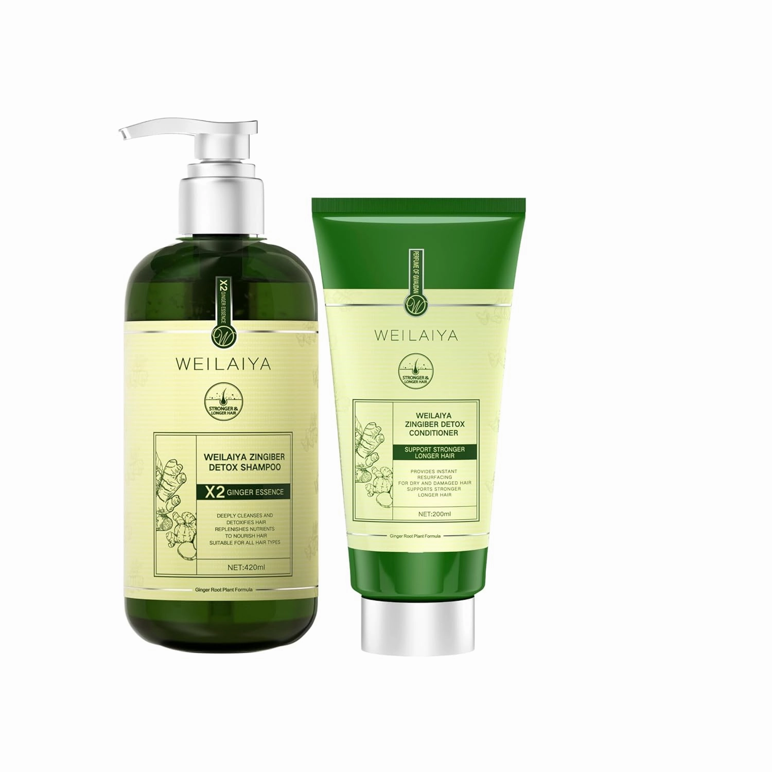 LUXURY ZINGIBER DETOX SHAMPOO/CONDITIONER