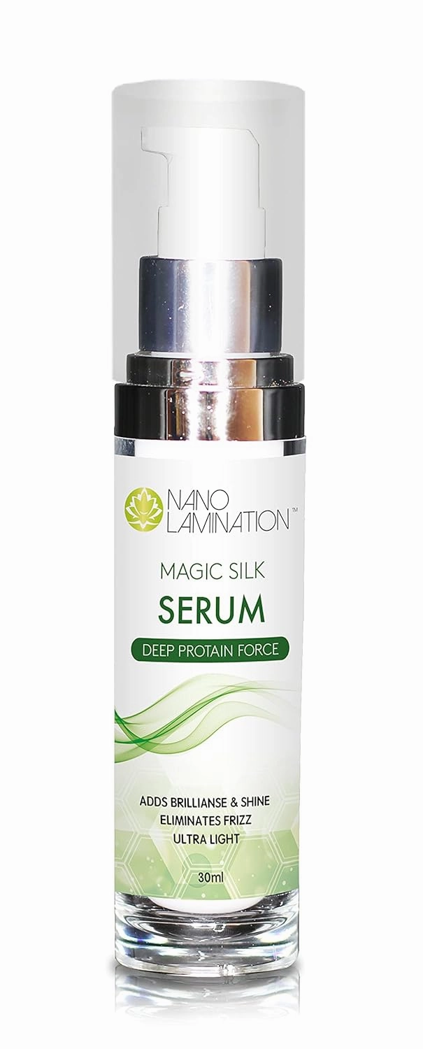 Magic Silk Serum – Shimmer and Shine Hair Serum – Advanced Anti-Frizz Hair Products for Women and Men for Stronger and Softer Hair – UV Protection – Ultra-Lightweight Formula