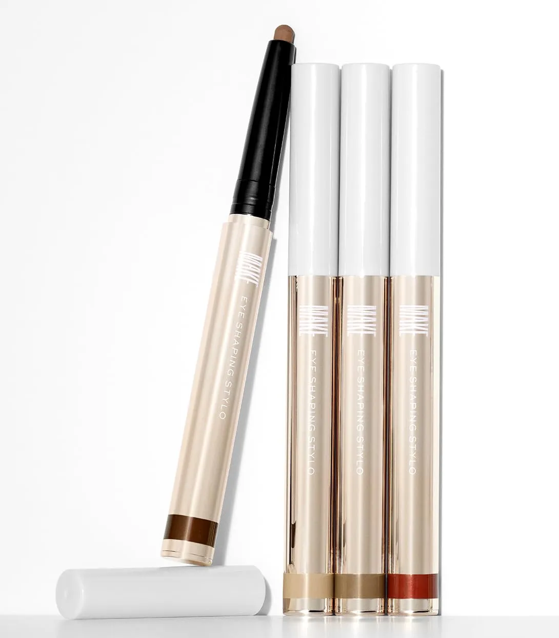 MAKE Beauty Eye Shaping Stylo - Cream Eyeshadow Stick. 4-in-1 Shape, Define, Contour, and Shade Eye Shadow for Versatile Makeup Looks. Long-Lasting Creamy Formula. Shade - Latitude