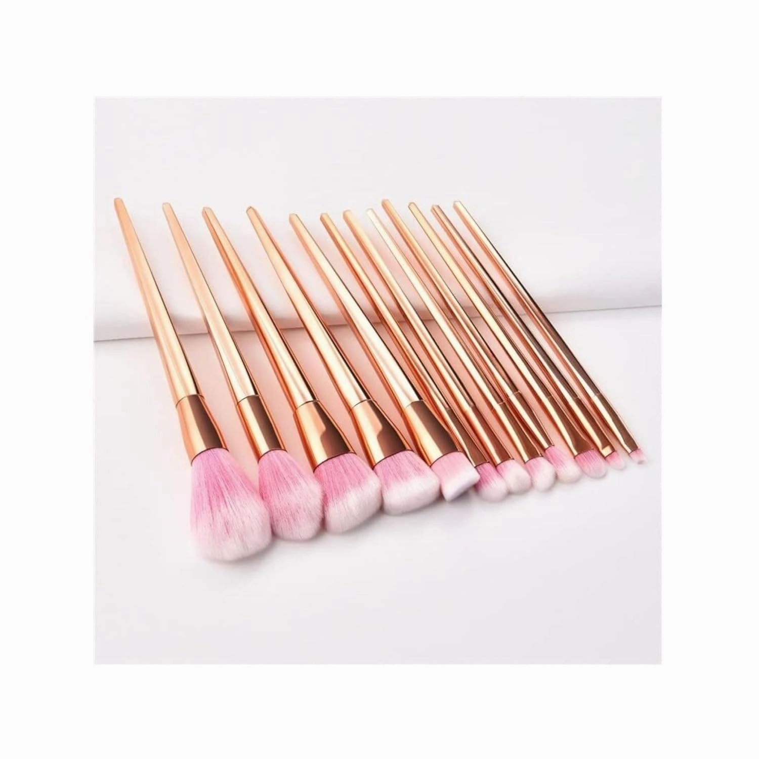 Makeup Brush 12pcs Gold Pro Foundation Powder Eyeshadow Contour Blush Brush Cosmetic Beauty Make Up Kits Beauty
