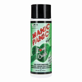 MANIC PANIC Deep Forest Green Color Depositing Conditioner - Love Color Hair Conditioner Keeps Hair Vibrant, Nourished & Refreshed - Formulated with Shea Butter & Quinoa - Forest Nymph Green (8oz)