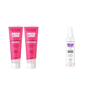Marc Anthony Shampoo Conditioner Set with Leave-In Conditioner Repair Treatment for Dry Damaged Hair