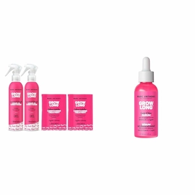 Marc Anthony Grow Long Leave-In Conditioner & Hair Mask Bundle with 2 Sprays & 2 Travel Masks plus Anti-Breakage Scalp & Hair Serum