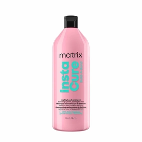 MATRIX Instacure Build-A-Bond Mighty Bonds Shampoo - Repairs Very Damaged Hair, Strengthens & Softens with Citric Acid & Squalane, Vegan, Sulfate-Free, Paraben-Free
