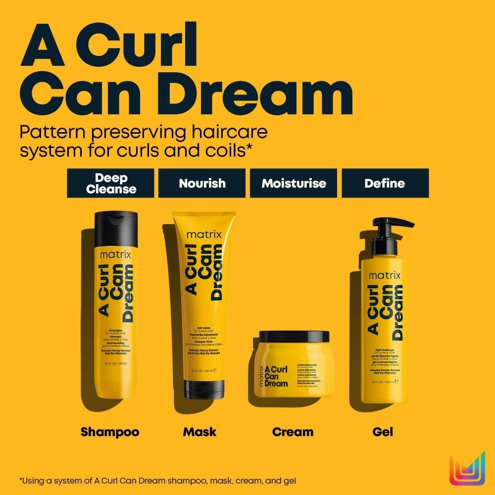 Matrix Total Results A Curl Can Dream Manuka Honey Infused Shampoo 300ml & Rich Mask 280ml Twin