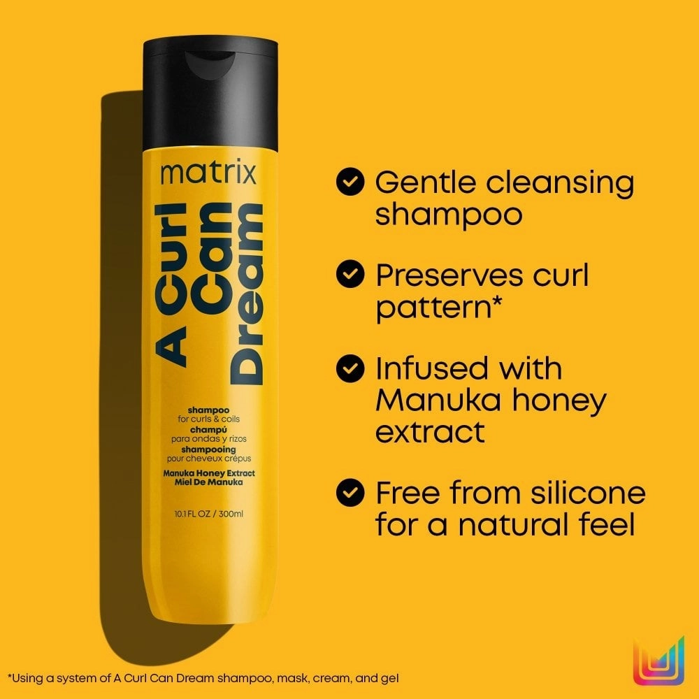 Matrix Total Results A Curl Can Dream Manuka Honey Infused Shampoo 300ml & Rich Mask 280ml Twin