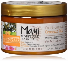 Maui Moisture Maui Moisture Curl Quench   Coconut Oil Hydrating Curl Smoothie, 12 fluid_ounces (Pack of 6)