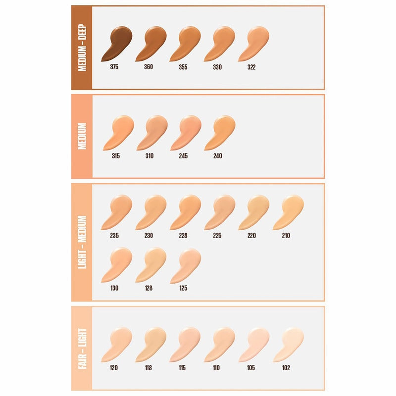 Maybelline Fit Me Dewy & Smooth Luminous Liquid Foundation - 235 Pure beige
