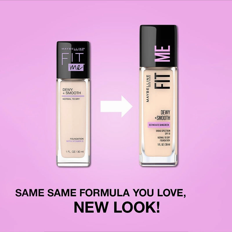 Maybelline Fit Me Dewy & Smooth Luminous Liquid Foundation - 235 Pure beige