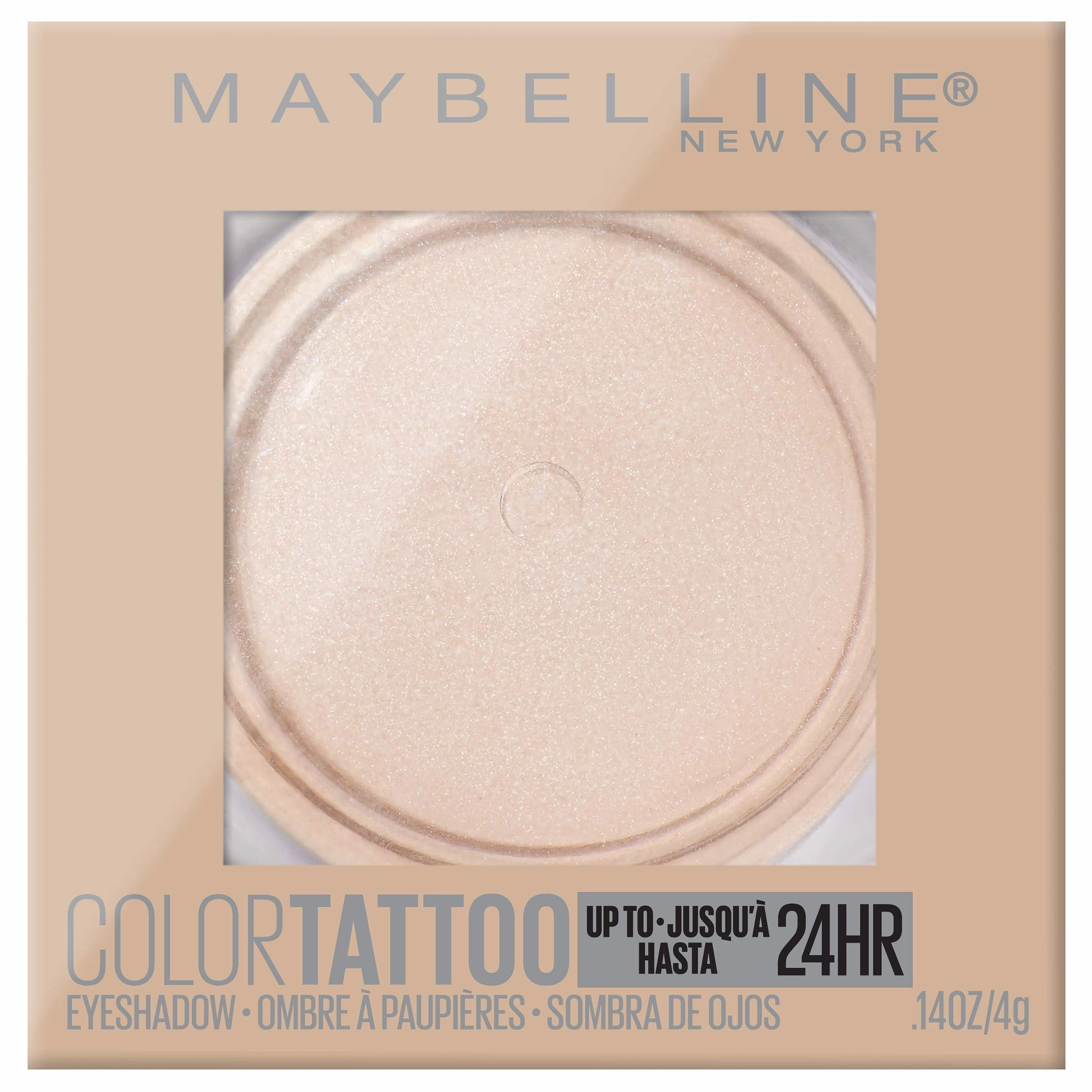 Maybelline New York Color Tattoo 24 Hour Longwear Cream Eyeshadow Makeup, Front Runner, 1 Count