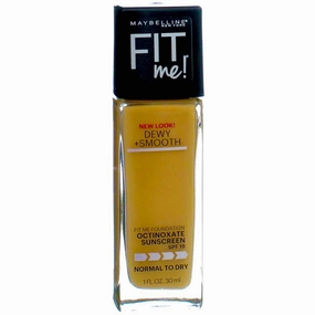 Maybelline New York Fit Me! Foundation Dewy   Smooth SPF 18, Sun Beige [310] 1 oz ( Pack of 2)