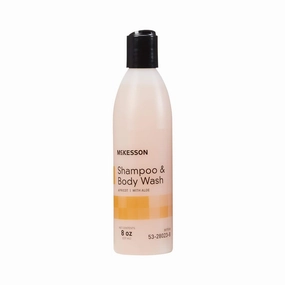 McKesson Shampoo and Body Wash with Aloe, Apricot Scent, 8 oz, 48 Count