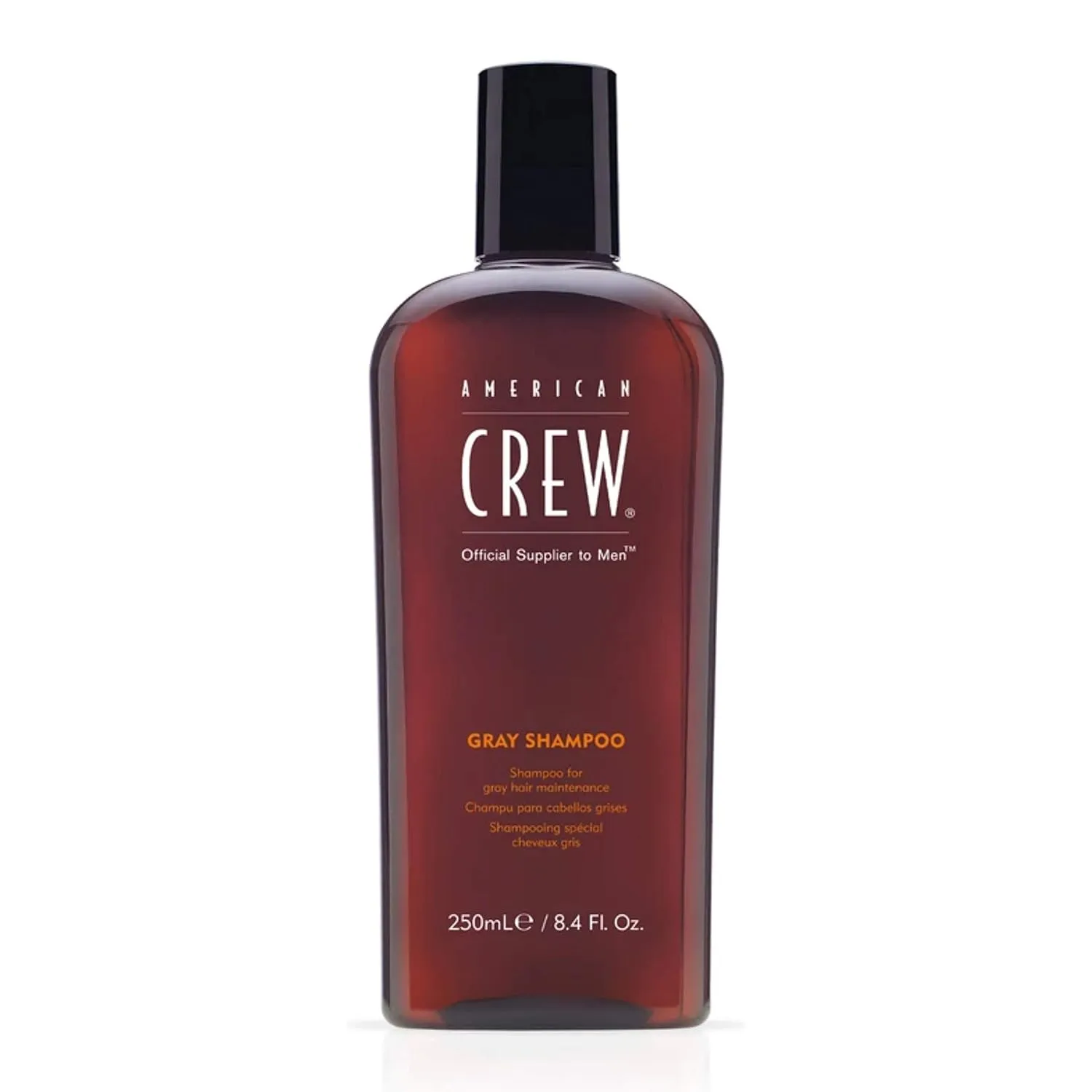 Men's Shampoo by American Crew, Optimal Maintenance for Grey Hair, Original Scent, 8.45 Fl Oz