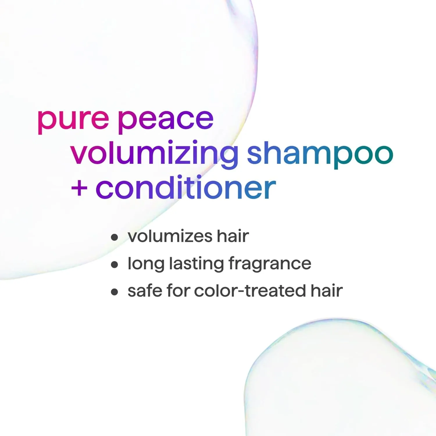 Method Volumizing Conditioner, Pure Peace with Rose, Peony, and Pink Sea Salt Scent Notes, Paraben and Sulfate Free, 13.5 oz (Pack of 3)
