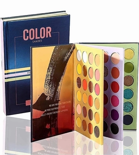 METREY Beauty Professional Make up Glazed Palette, 72 Shades of Color Book Eyeshadow Combined with 3 Layer of Matte, Shimmer and Metallic Pallet, Long Lasting, Waterproof All in One Eye Makeup Kit for Girls