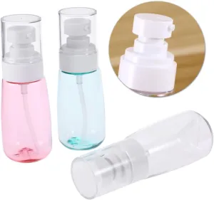 Mikinona 3 Pack 60ml Pp Petg Lotion Bottle Foaming Hand Soap Dispenser for Kitchen Bathroom Refillable Smooth Surface Shampoo Bottle Pump