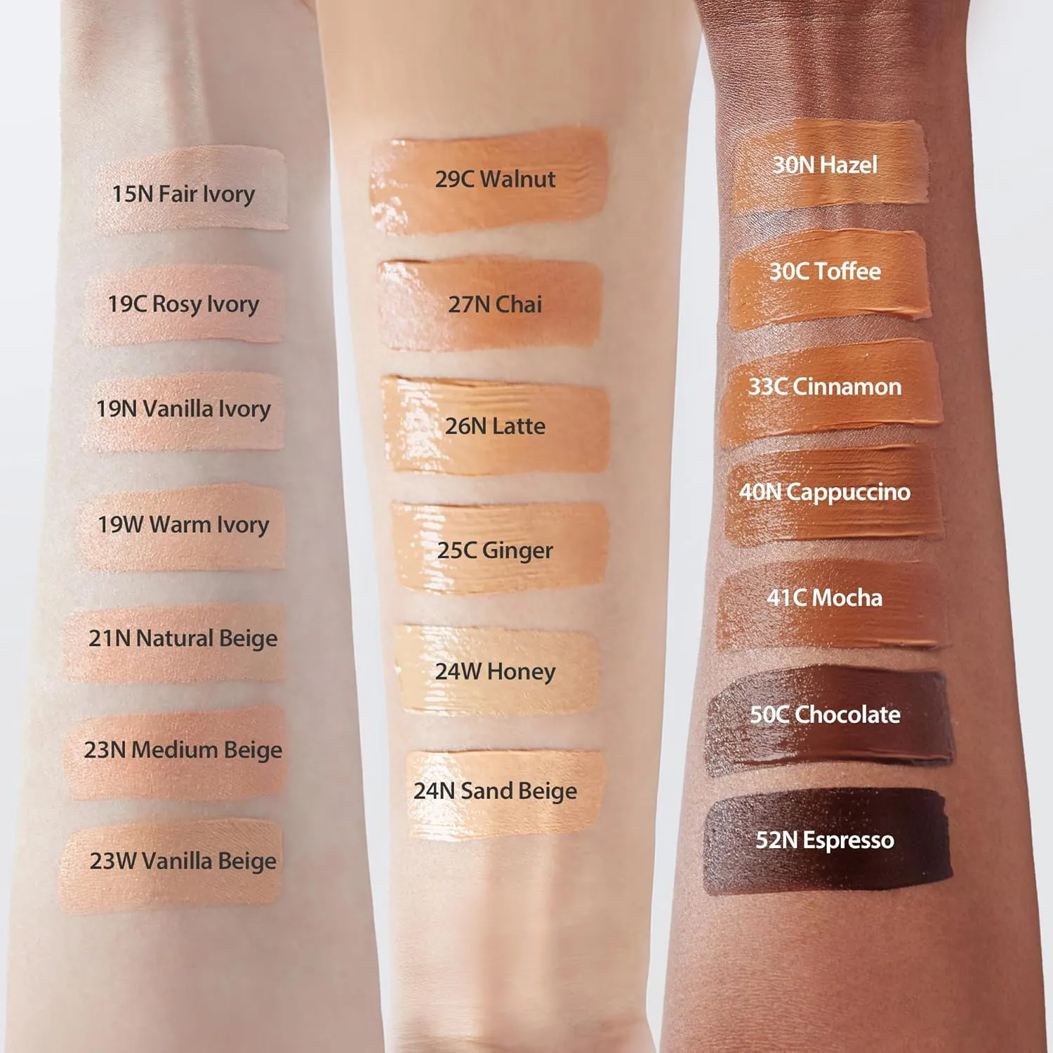 milktouch Cushion Foundation, 24H Flawless Skin, Radiant Shine, No Oxidation, Long-Lasting, Non-Creasing, 60% Hydrating Skincare Infused Korean Foundation, Valentines Gifts (27N Chai)
