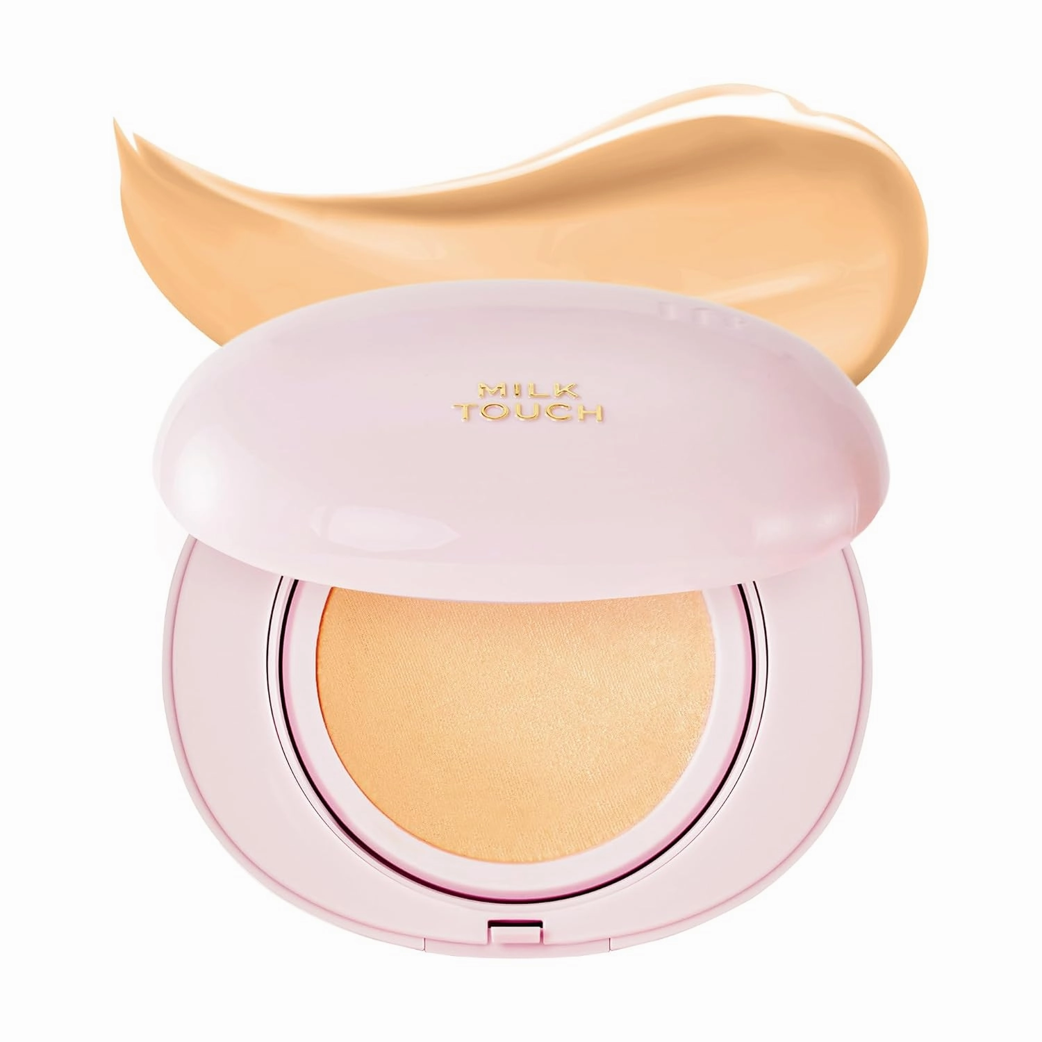 milktouch Cushion Foundation, 24H Flawless Skin, Radiant Shine, No Oxidation, Long-Lasting, Non-Creasing, 60% Hydrating Skincare Infused Korean Foundation, Valentines Gifts (24W Honey)