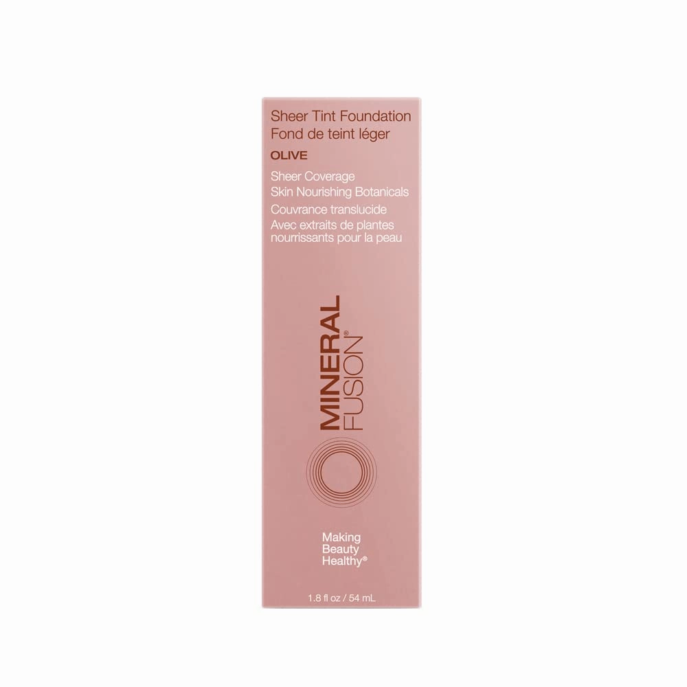 Mineral Fusion Sheer Tint Foundation, Olive, 1.8 Oz (Pack of 2)