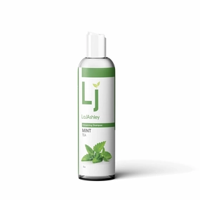 Mint-Tea Stimulating Shampoo, Sulfate Free, Vegan, All Natural, All Hair Types, Safe for Color Treated Hair 8 fl oz