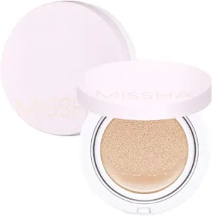 MISSHA Magic Cushion Foundation No.21 Light Beige for Bright Skin, Flawless Coverage,Dewy Finish,Easy Application for All Skin Types