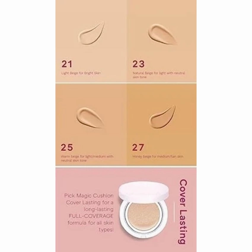 Missha Magic Cushion Cover Lasting Foundation 15g