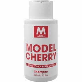 Model Cherry Hair Shampoo | Cherry, Tonka Bean, and Vanilla Scented | Sulfate Free & Hydrating Shampoo | Volumizing Shampoo for All Hair Types | Hair Care Products for Clean, Shiny, & Healthy Hair