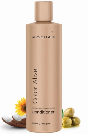MOEHAIR Color Alive Conditioner (12 Fl. Oz) | Hydrating & Nourishing Conditioner for Color Treated Hair | Reduces Scalp Dryness | Softens & Detangles Hair | Paraben & Sulfate Free