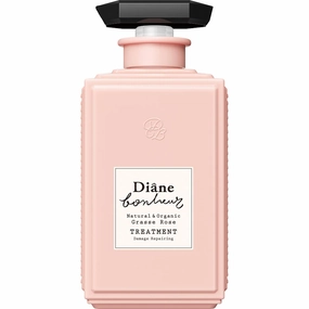 Moist Diane Bonheur Grasse Rose Hair Treatment, Natural & Organic, from Japan 400mL/13.4 Fl Oz