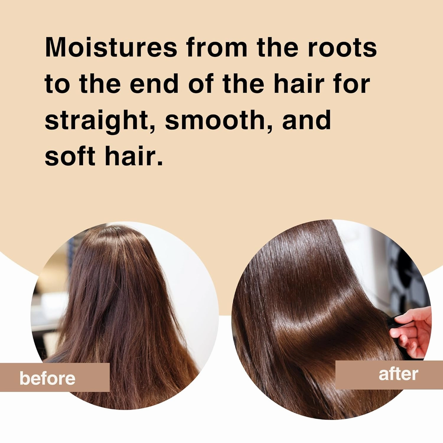 Moist Diane Keratin Hair Treatment for Frizzy Hair & Coarse Hair Women and Men, Organic Hair Care with Argan Oil & Plum Oil from Japan, Sulfate & Paraben Free, EXTRA SMOOTH & STRAIGHT, 15.2 Fl Oz