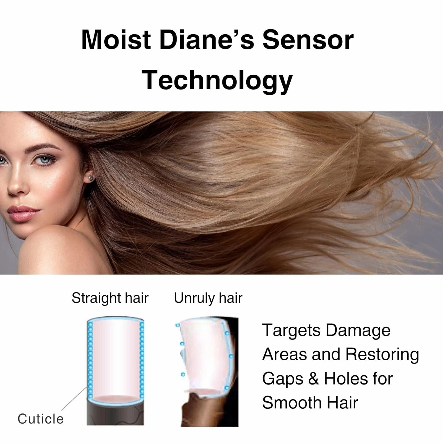 Moist Diane Keratin Shampoo for Damaged Hair & Color Treated Hair Women & Men, Organic Hair Care with Argan Oil & Mango Oil from Japan, Sulfate & Silicone Free, EXTRA DAMAGE REPAIR, 15.2 Fl Oz