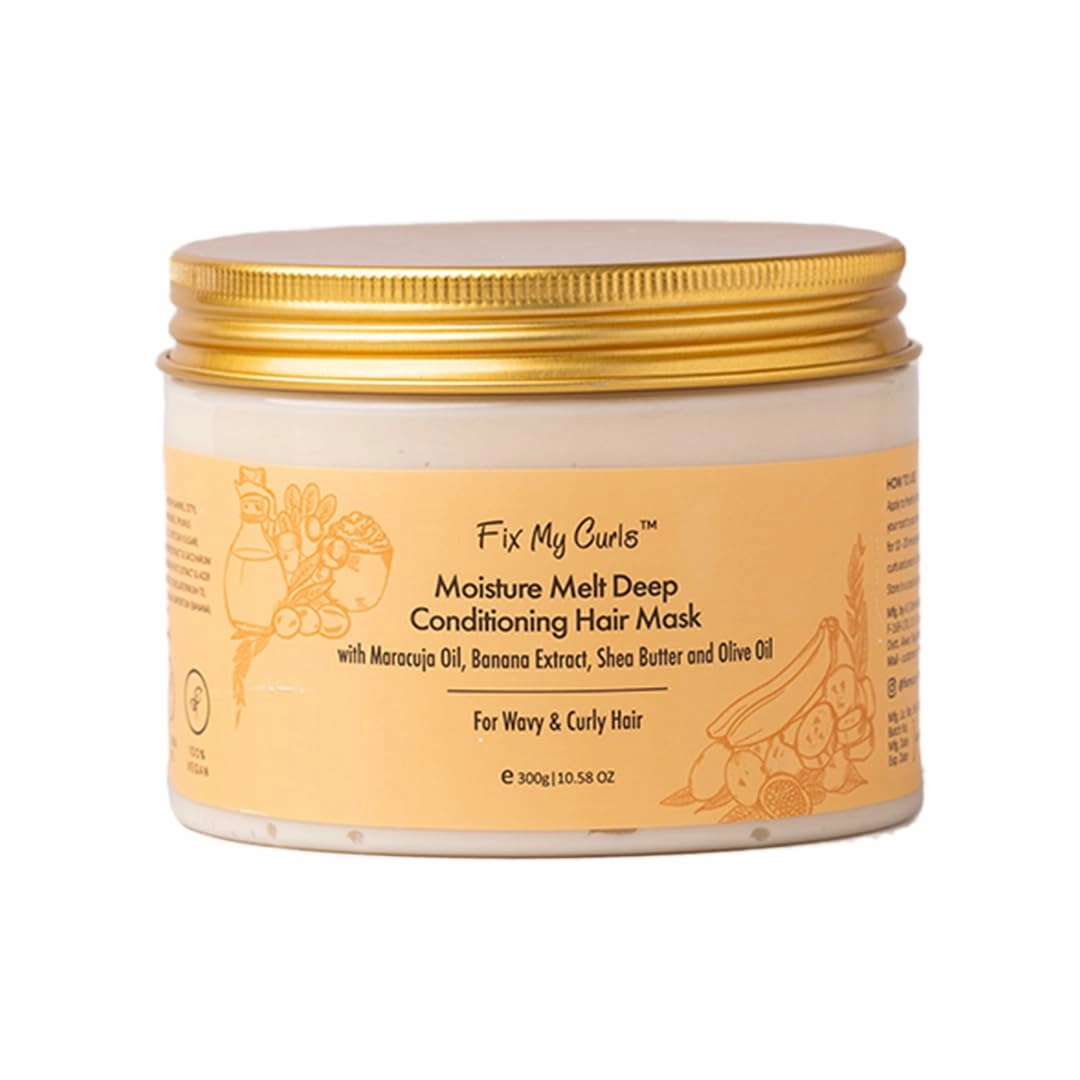 Moisture Melt Deep Conditioning| Hair Mask for Dry, Damaged, and Chemically Treated Hair| 8 Magical Oils, Shea Butter, Vitamins| Pro-Keratin Bond Repair |Weekly Revitalization, (10.58oz)