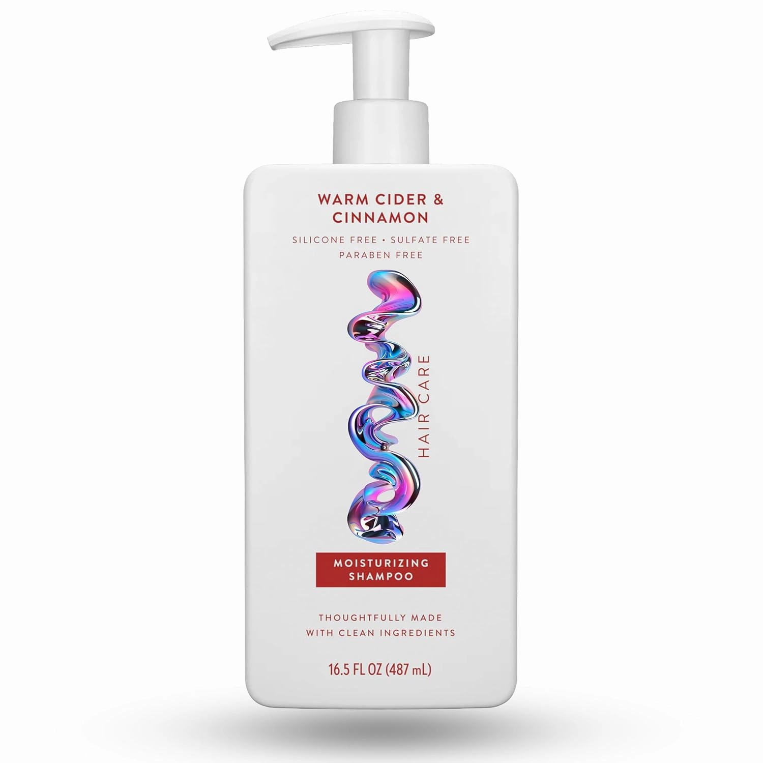 Moisturizing Shampoo – Warm Cider & Cinnamon | Sulfate-Free, Paraben-Free, Vegan | 16.5 fl oz - Pack Of 01