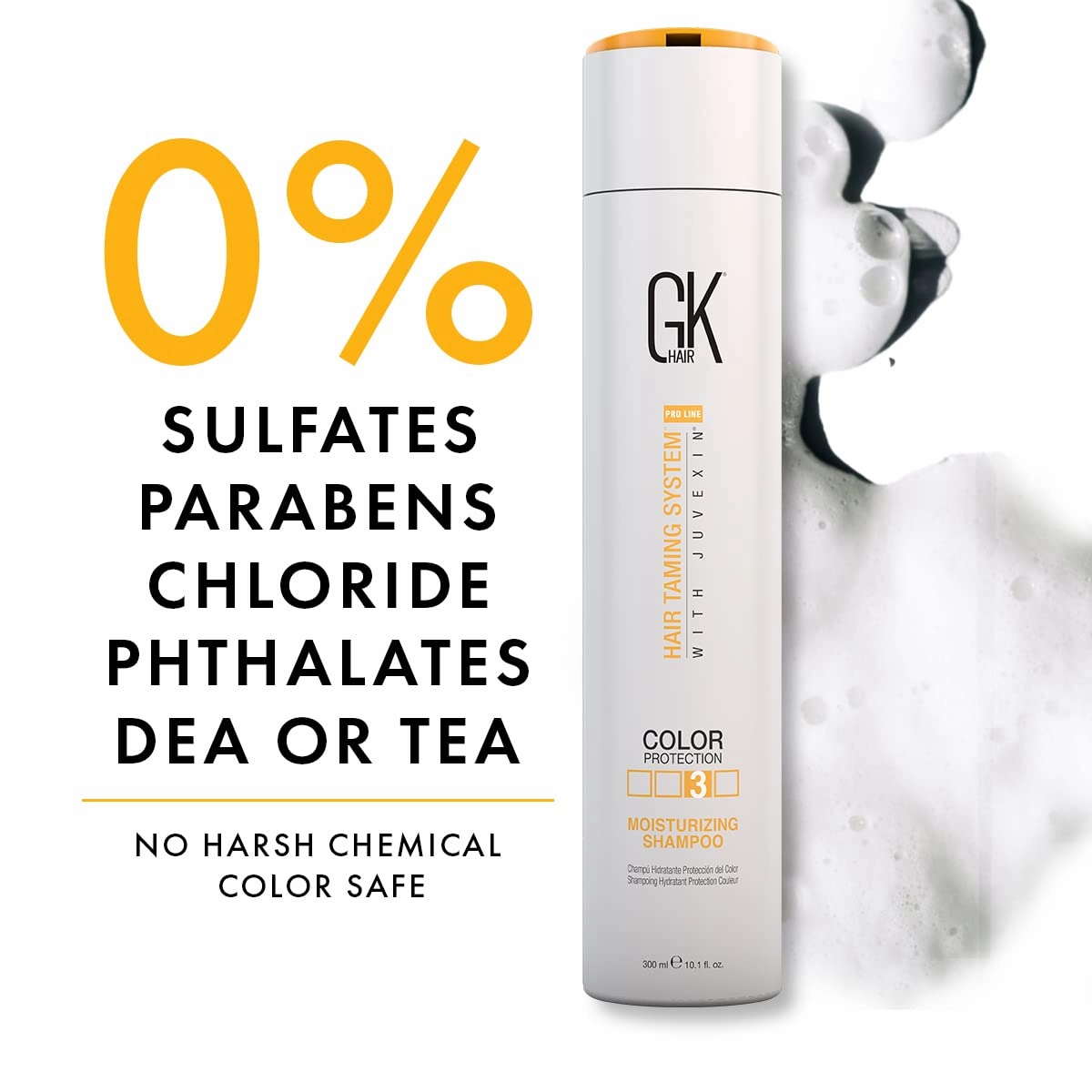 Moisturizing Shampoo For Dry And Frizzy Hair - Sulfate And Paraben Free