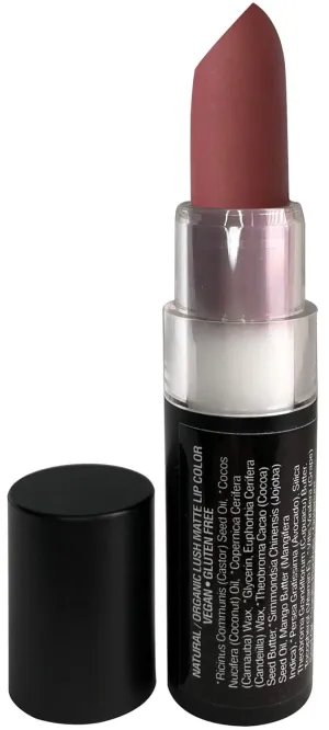 Mom's Secret Natural Matte Lipstick, Organic, Long Lasting, Vegan, Gluten Free, Cruelty Free, Made in the USA, 0.12 oz. (Blushing Bride)