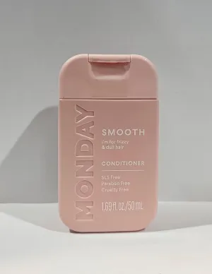 Monday Smooth Conditioner for Frizzy and Dull Hair, 1.69 fl oz, SLS Free, Paraben Free, Cruelty Free (4 pack)