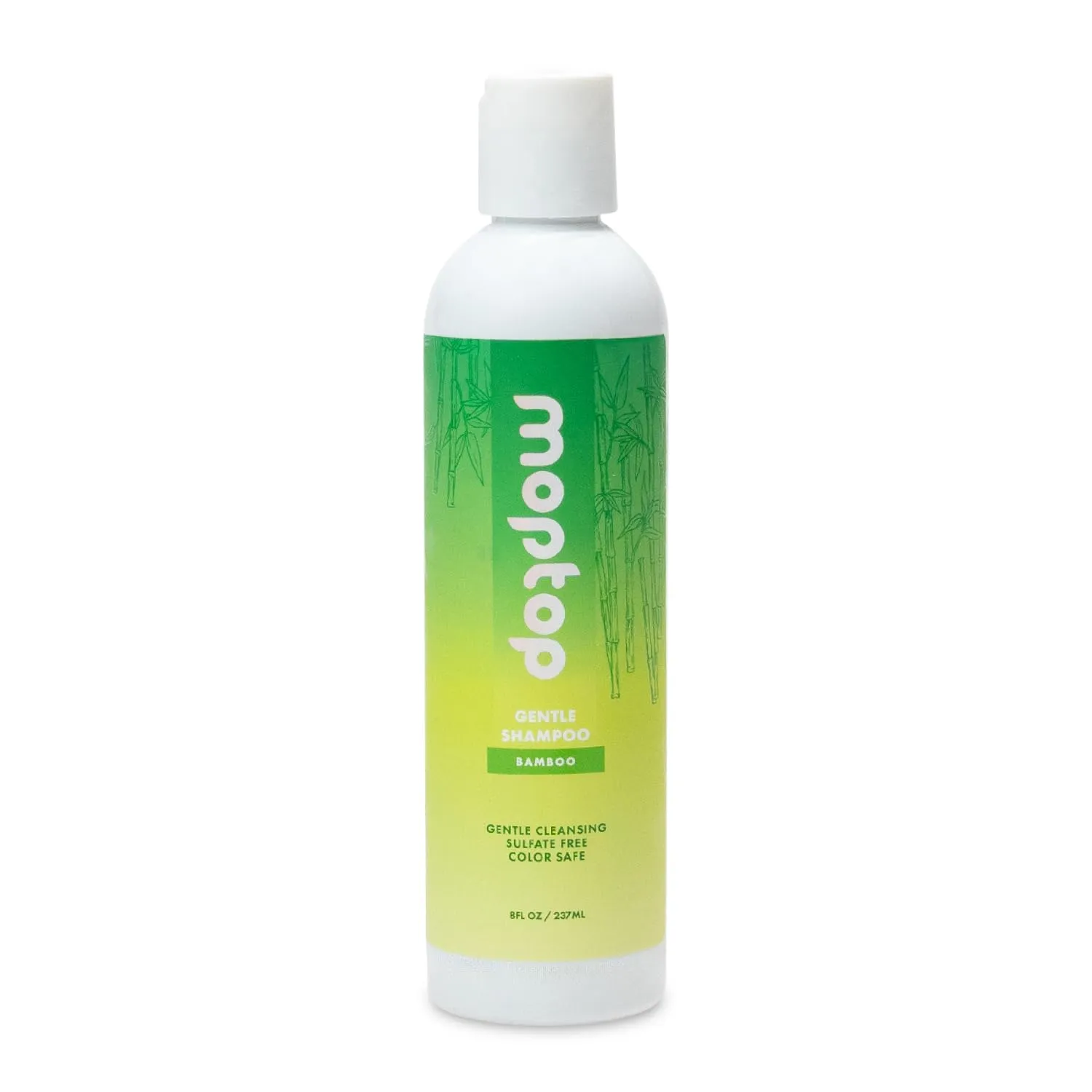 MopTop Gentle Shampoo – Every Day Curly Hair Shampoo, Improves Moisture & Reduces Frizz, Sulfate & Paraben Free Hair Care for Straight, Wavy, Curly, Coily Hair (Bamboo, 8oz)