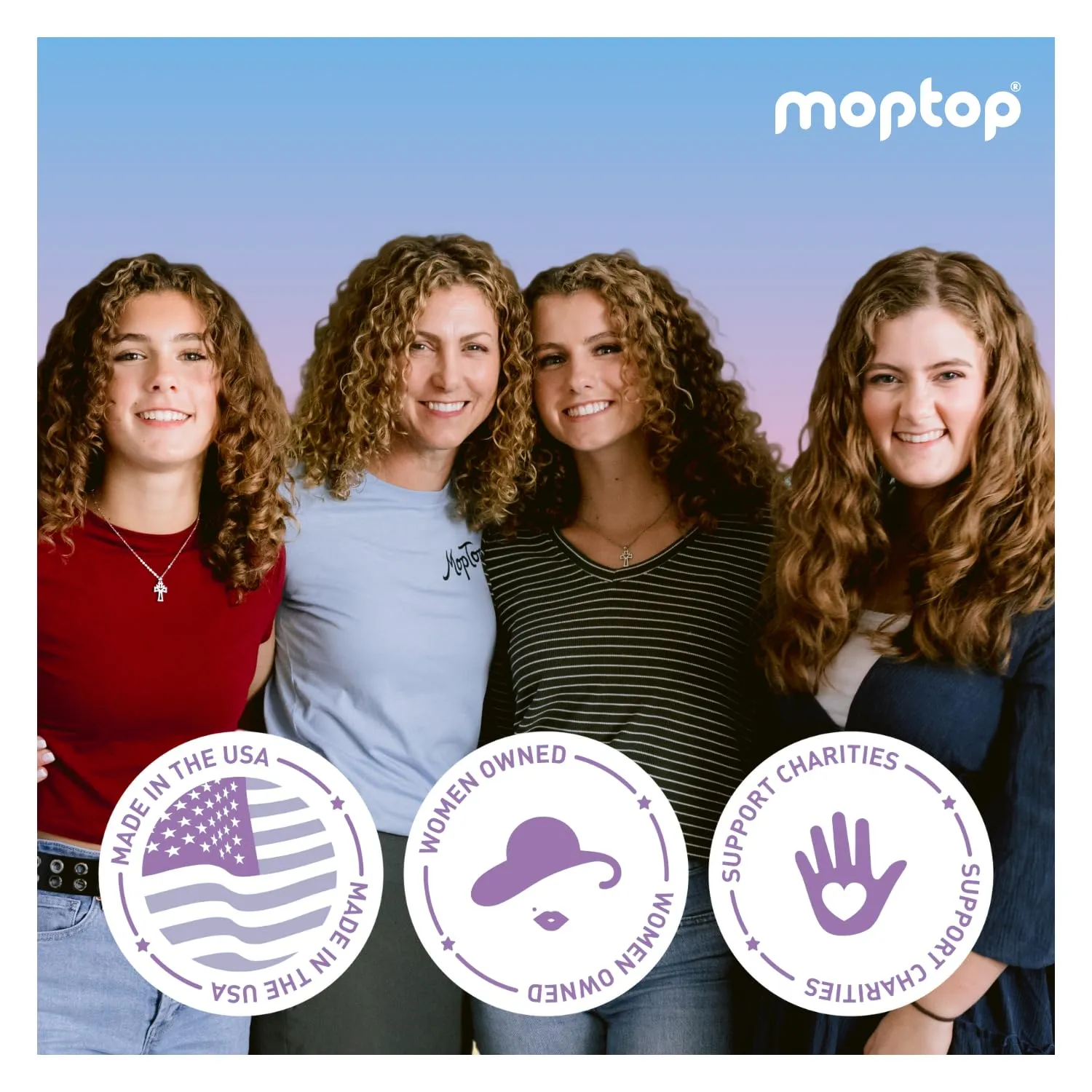 MopTop Leave In Conditioner for Curly Hair – Hair Moisturizer to Soften, Moisturize & Hydrate, Anti Frizz for All Textures & Curl Types, Sulfate & Paraben Free Hair Conditioner (Bamboo Essence, 8oz)