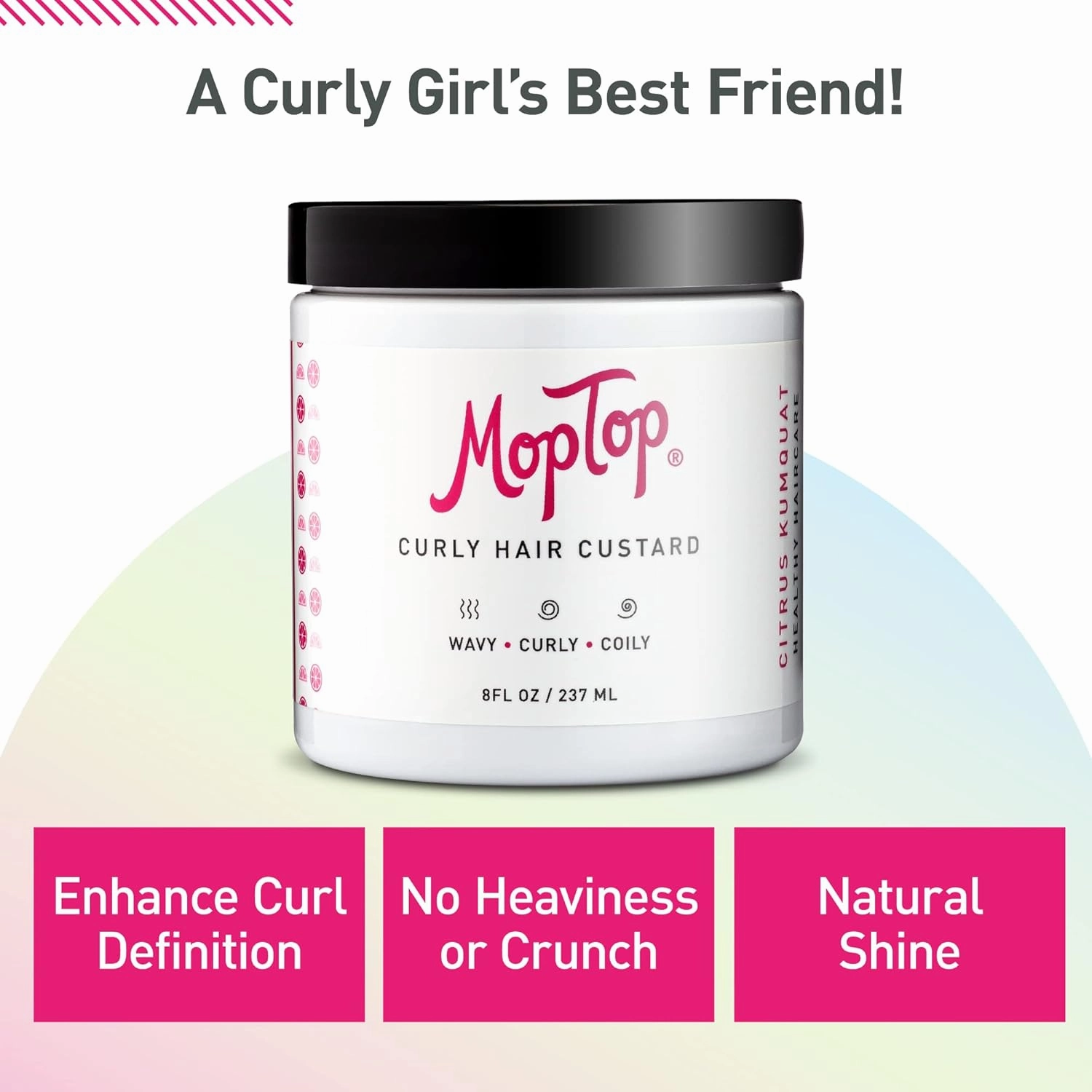MopTop Gentle Shampoo   Light Conditioner   Curly Hair Gel for Curly, Wavy, and Coily Hair, Color Safe, Moisturizing Womens Hair Care