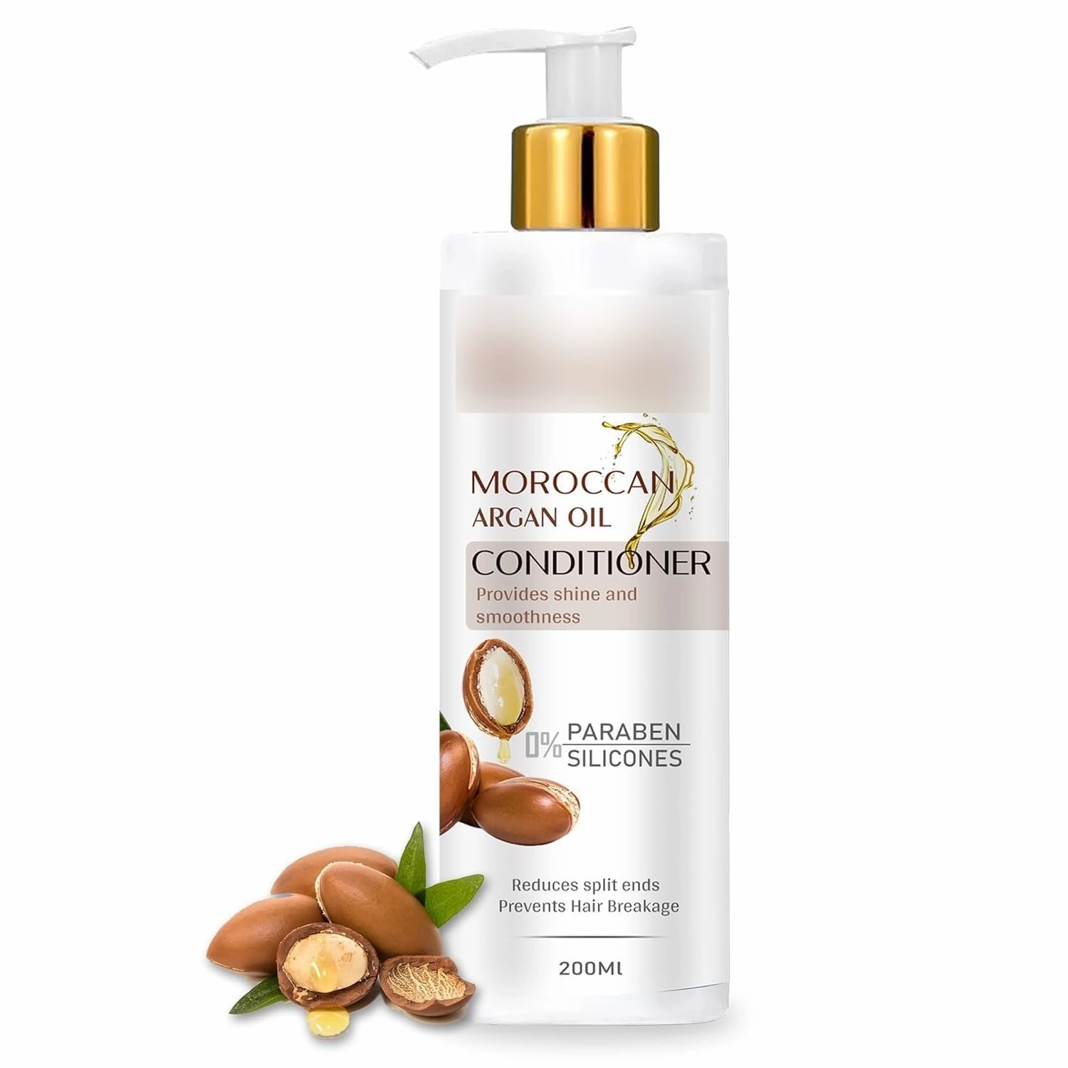 Moroccan Argan Conditioner | for Longer, Stronger Hair, with Argan Protein | Silicone Free|Women & Men| 200ml