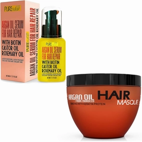 Moroccan Argan Oil Hair Mask and Moroccan Argan Oil Hair Serum