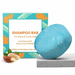 Murumuru Butter Shampoo Bar for Dry, Frizzy and Curly Hair, with Vitamin E | Deep Conditions, Softens & Maintains Growth | Men & Women - 80 gm