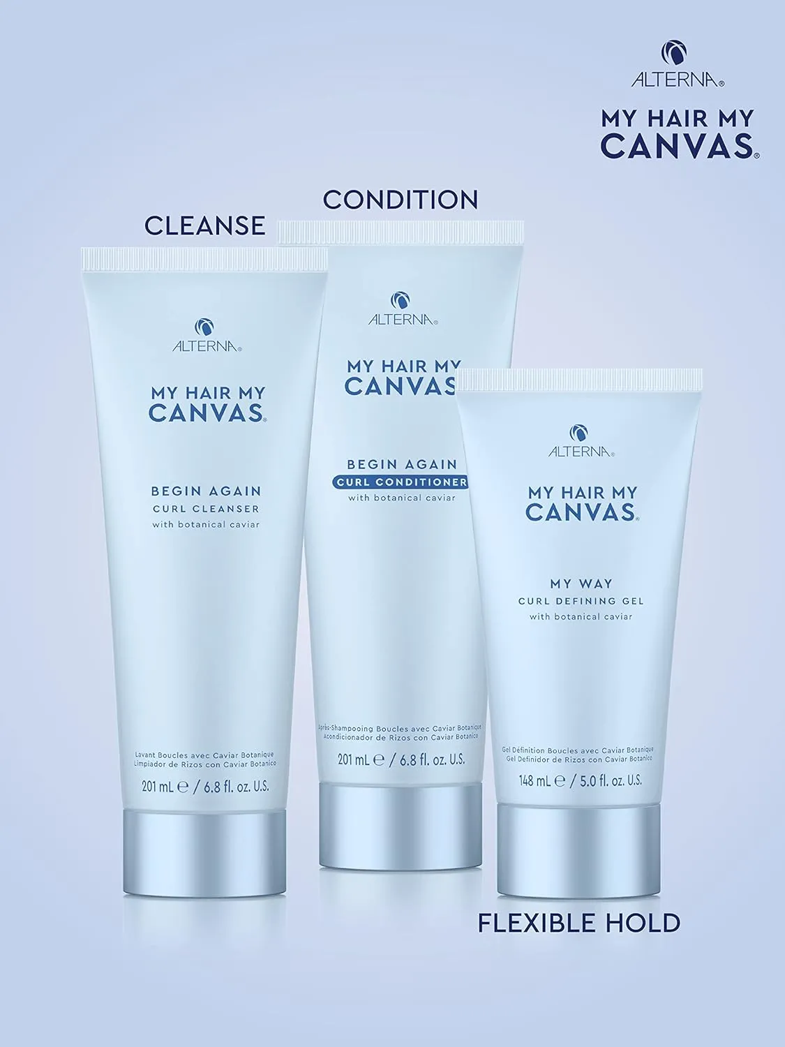 My Hair. My Canvas. Begin Again Vegan Curl Cleanser Enhancing Shampoo for Curly, Coily, and Textured Hair