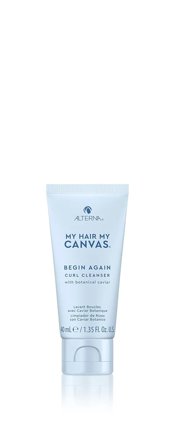 My Hair. My Canvas. Begin Again Vegan Curl Cleanser Enhancing Shampoo for Curly, Coily, and Textured Hair