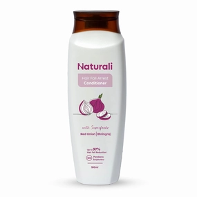 Na.turali Conditioner for Hairfall Control for Frizzy Hair | With Onion & Bhringraj | Sulphate Free | No Paraben | Hair Conditioner For Women | 180 ml